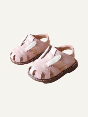 y010 - Rabbit Shoes 2023 Summer Cartoon Rabbit Ears Girls Sandals 1-2-3 Years Old Infant Toddler Shoes - 图片 1