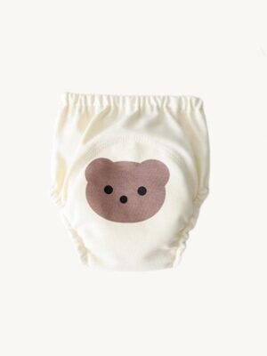y012 - Baby training pants pure cotton gauze diapers learning pants baby waterproof diaper pocket diapers - 图片 1