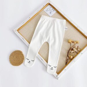 y101 - Cute Baby Footed Pants in Pure Cotton - 图片 4