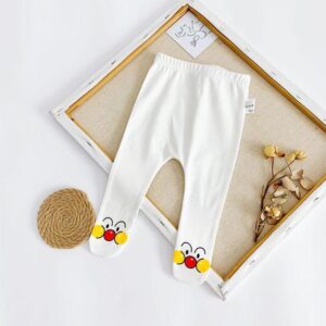 y101 - Cute Baby Footed Pants in Pure Cotton - 图片 6