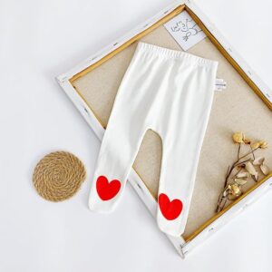 y101 - Cute Baby Footed Pants in Pure Cotton - 图片 8