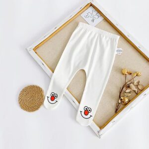 y101 - Cute Baby Footed Pants in Pure Cotton - 图片 7