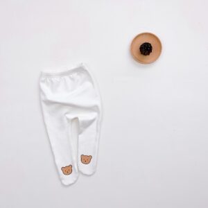 y101 - Cute Baby Footed Pants in Pure Cotton - 图片 14