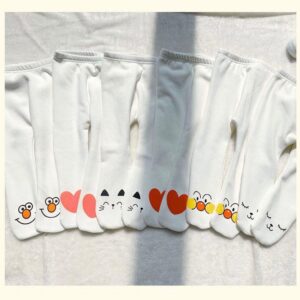y101 - Cute Baby Footed Pants in Pure Cotton - 图片 3