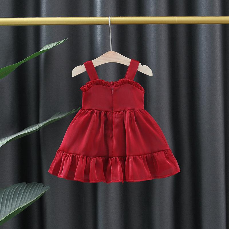 y147 - CNY Collection Suspender Gauze Princess Dress - 图片 5