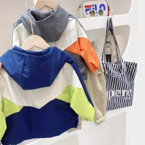 y128 - Casual Color Matching Jacket - 图片 3