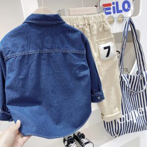 y133 - Denim Jacket Long Sleeve - 图片 3