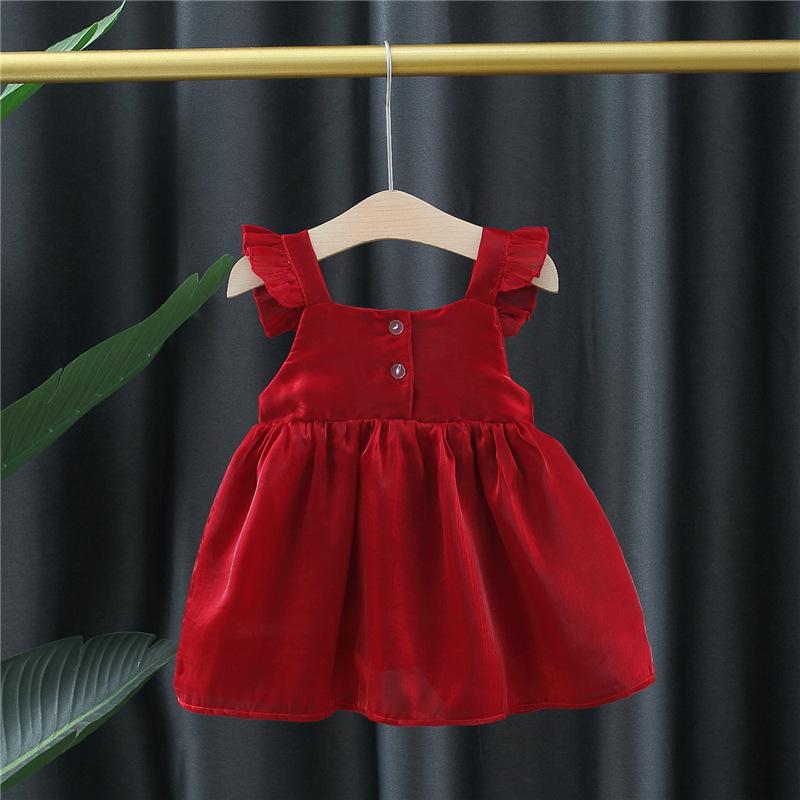 y142 - CNY Collection Flying Sleeve Baby Dress - Image 4