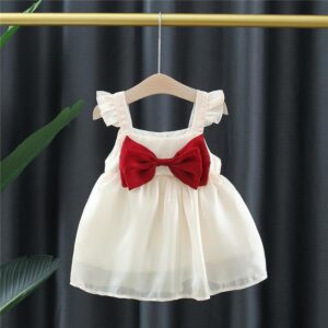 y142 - CNY Collection Flying Sleeve Baby Dress - 图片 3