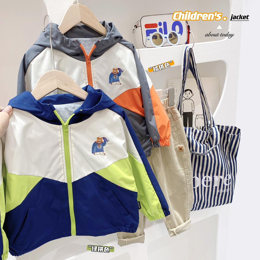 y128 - Casual Color Matching Jacket - 图片 6