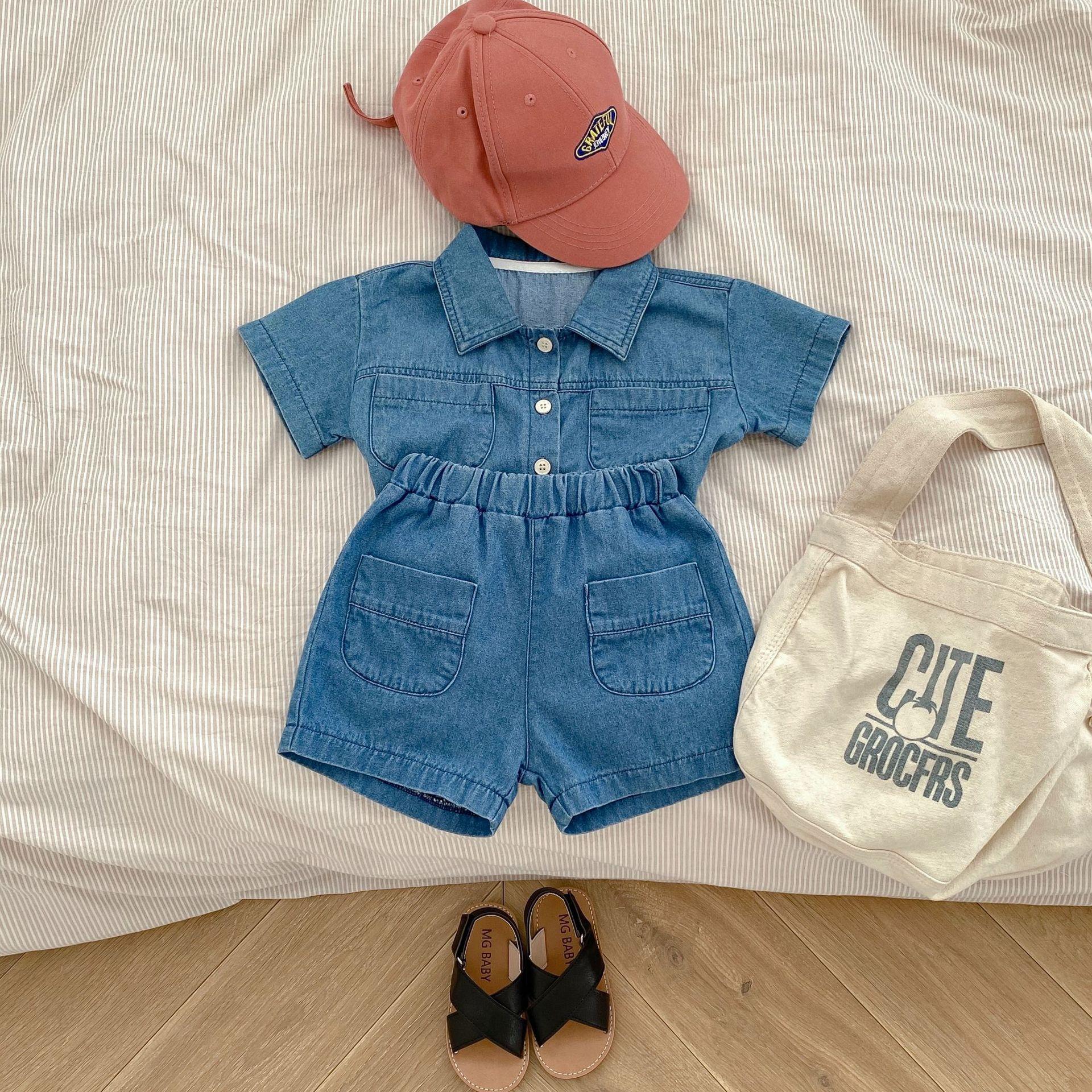 y112 - Denim Suit Set - Image 7