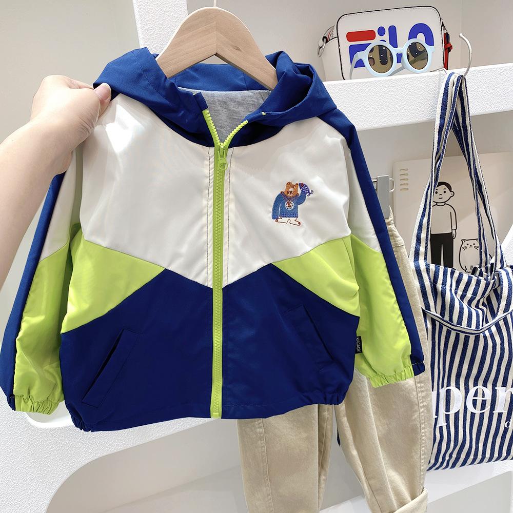 y128 - Casual Color Matching Jacket - 图片 2