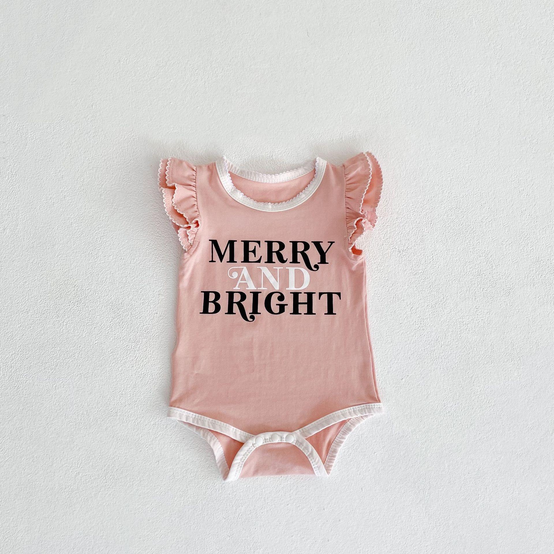y138 - Flying Sleeve Baby Romper - Image 1