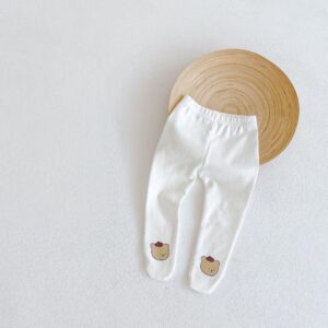 y101 - Cute Baby Footed Pants in Pure Cotton - 图片 10