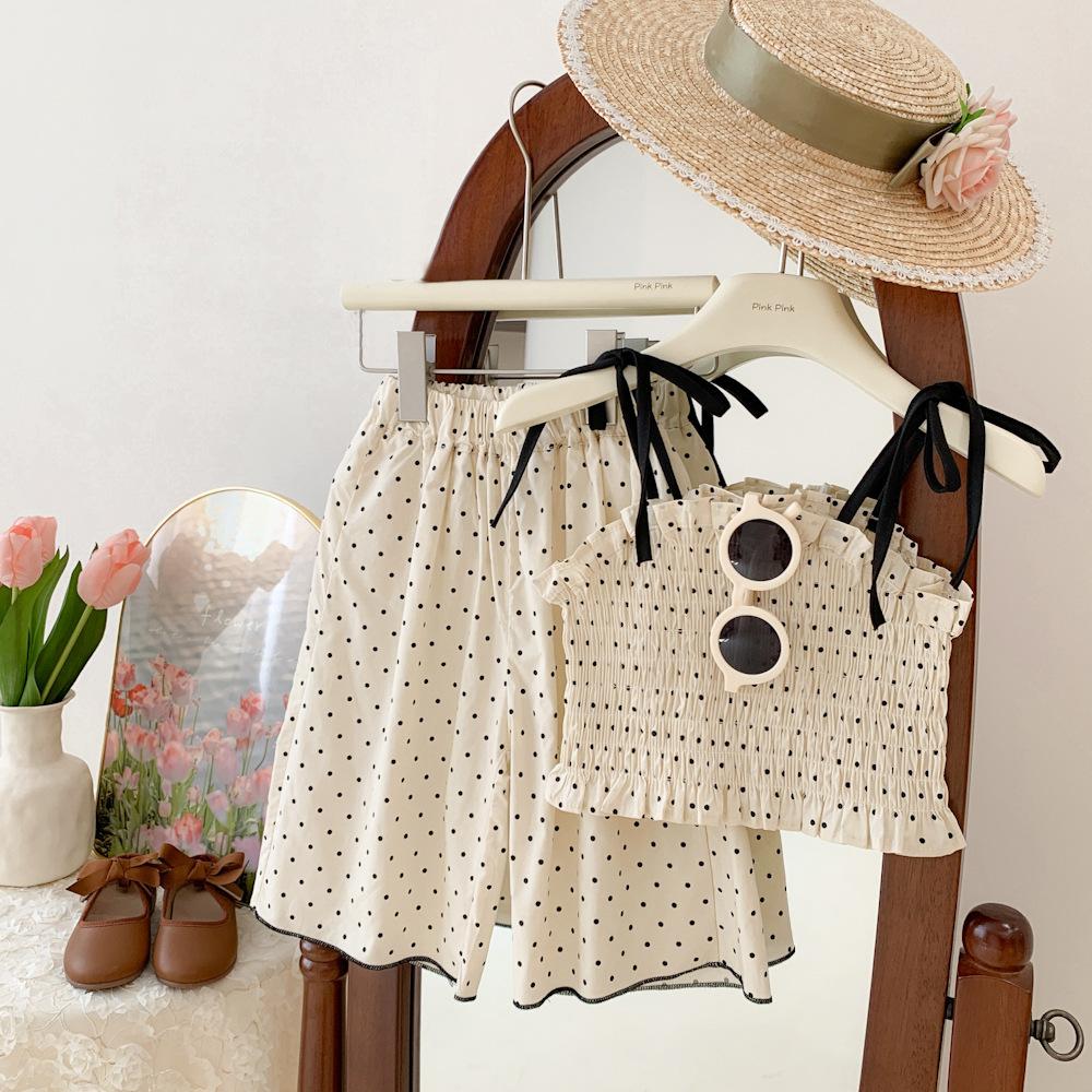 y126 - Summer Polka Dots Suit Set - Image 1