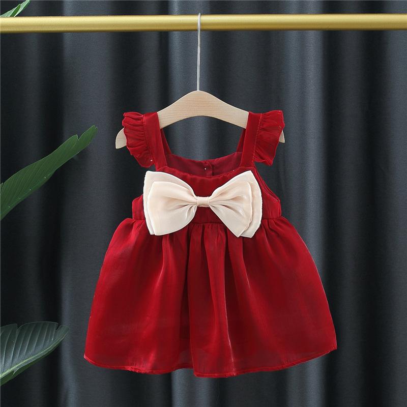 y142 - CNY Collection Flying Sleeve Baby Dress - Image 1