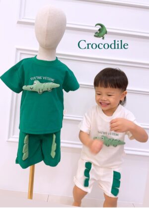 y109 - 3D Crocodile Suit Set - 图片 1