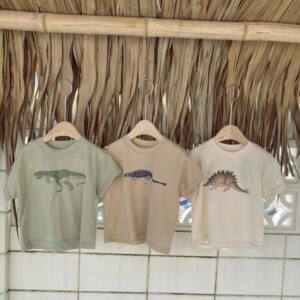 y173 - Dinosaur Short Sleeve Pure Cotton T-Shirt