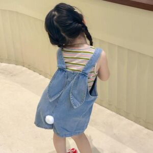 y178 - Rabbit Overalls + Vest - 图片 6