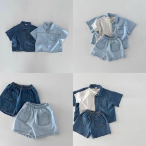 y228 - Denim Two Piece Suit