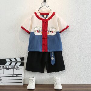 y186 - CNY Collections ( Boys ) _ Chinese Style Ancient Style Tang Suit - 图片 3