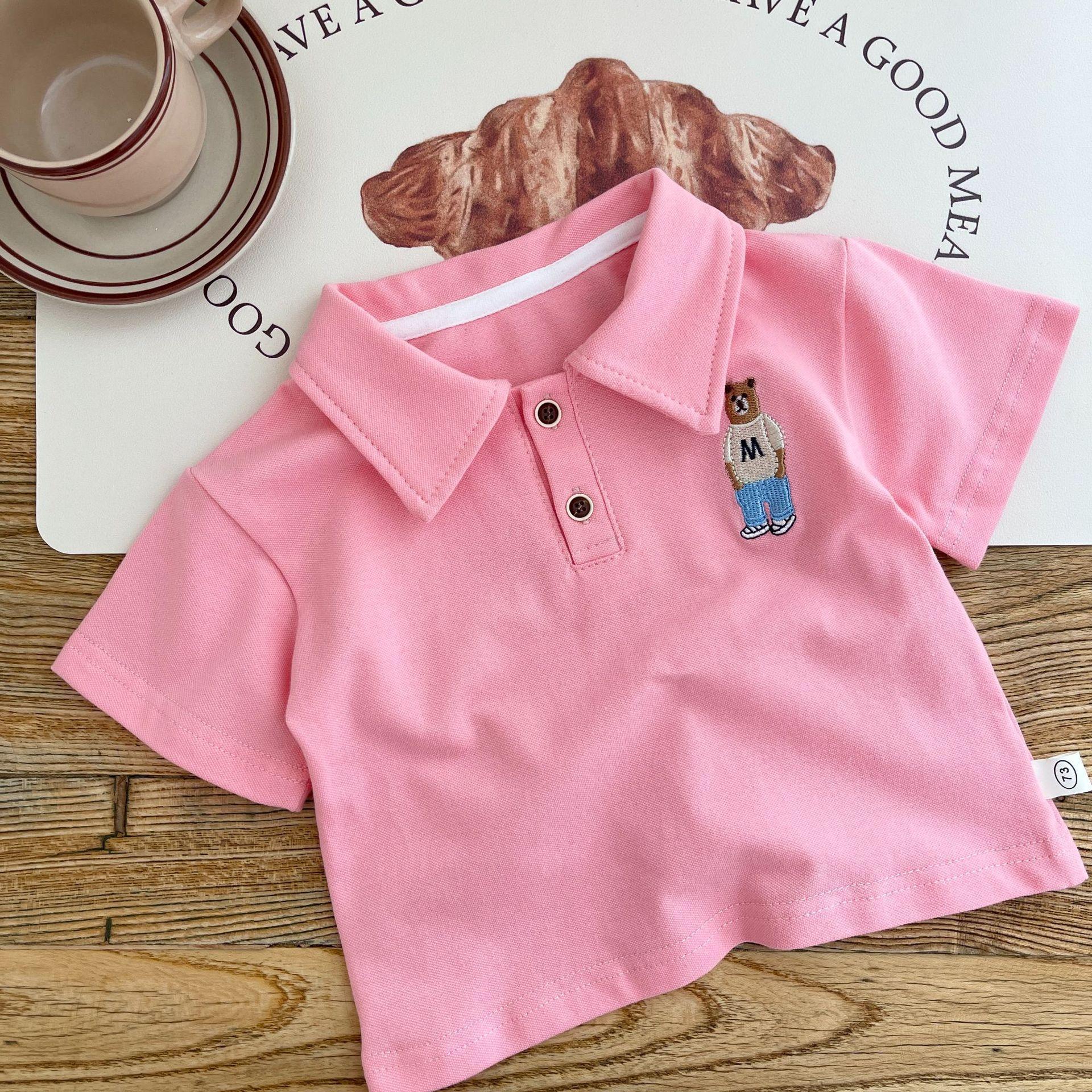 y249 - Knitted Bear Polo T-Shirt - Image 3