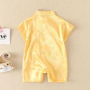 y218 - CNY 2024 Baby clothes short-sleeved jumpsuit - Image 5
