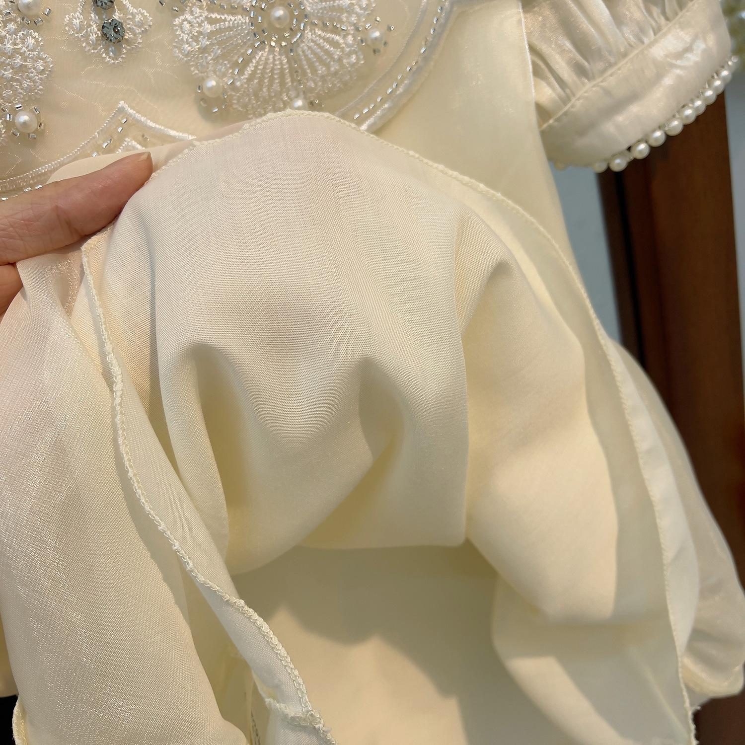 y198 - CNY Collections ( Girls ) _ Small Shawl Cheongsam Dress - Image 3