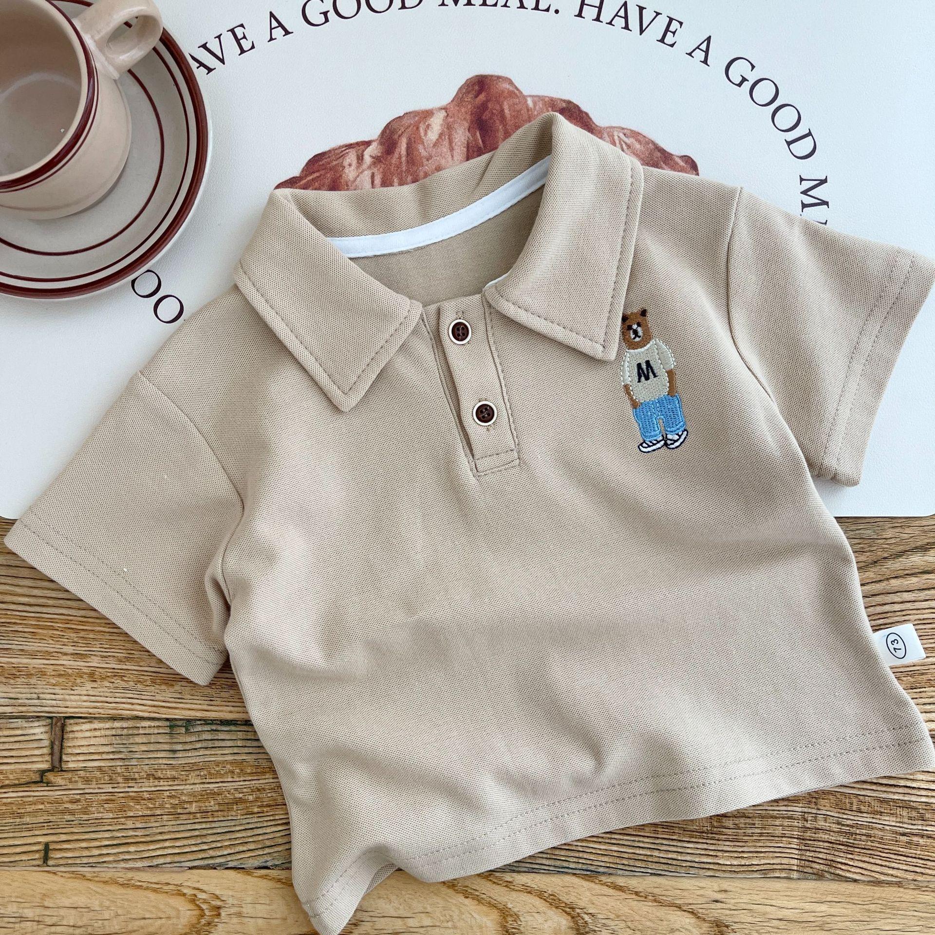 y249 - Knitted Bear Polo T-Shirt - Image 6
