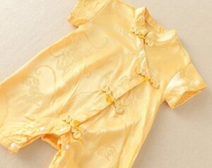 y218 - CNY 2024 Baby clothes short-sleeved jumpsuit - Image 4