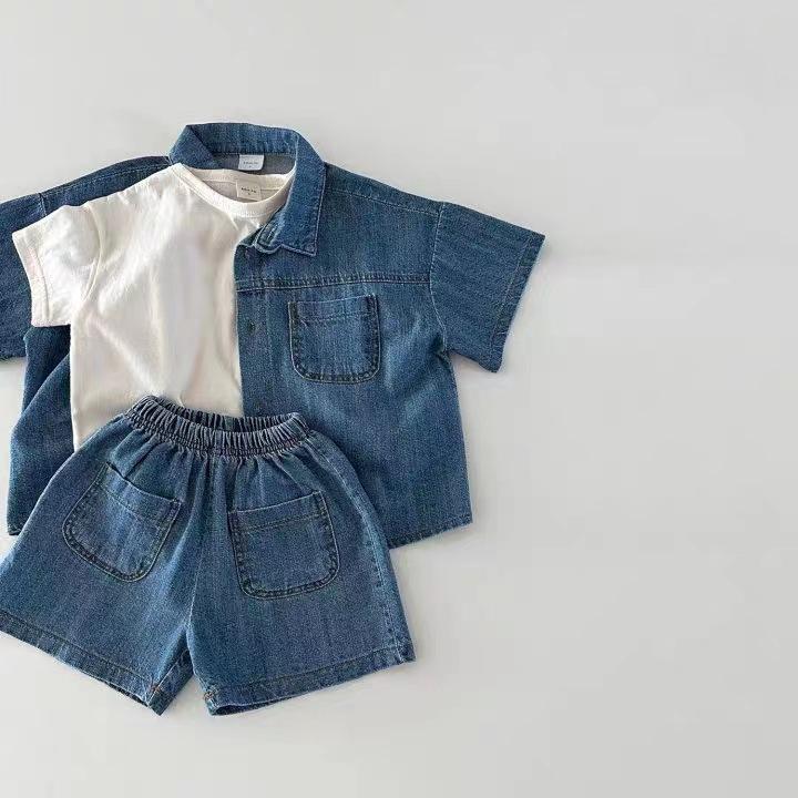 y228 - Denim Two Piece Suit - Image 2