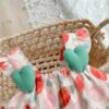 y287 - Red Love Baby Sling Romper - Image 4