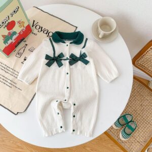 y272 - Green Bow Tie Jumper - Image 1