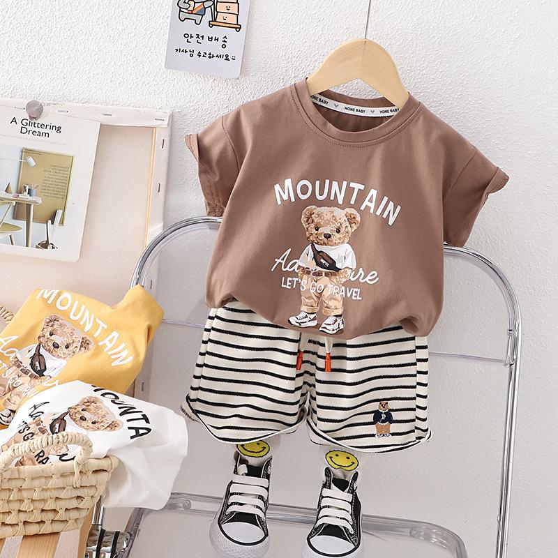 y262 - XPZ Shoulder Bag Bear Short Sleeve Suit - Image 3