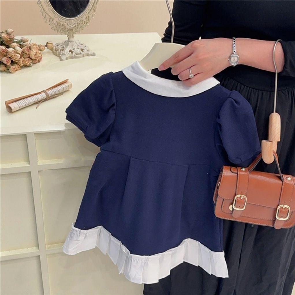 y344 - Polo Shirt Lapel Princess Dress - Image 3