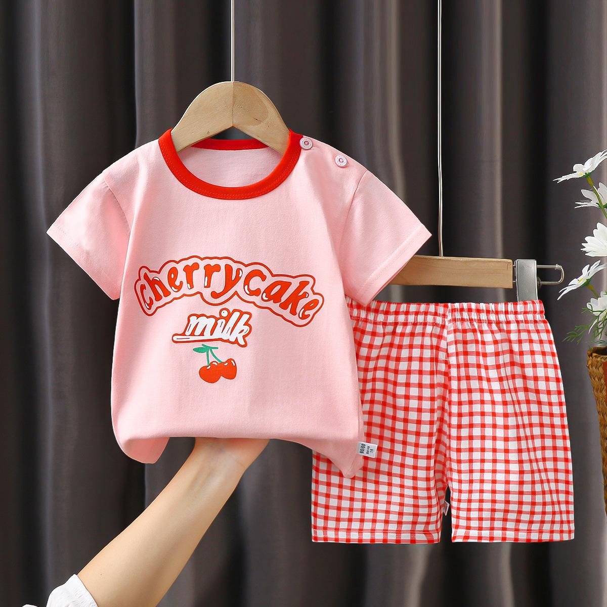 y340 - Summer cartoon short sleeve suit - Image 13