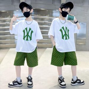 y336 - Thin Summer Two-Piece Set - 图片 2
