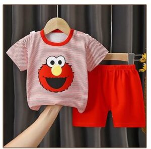 y340 - Summer cartoon short sleeve suit - 图片 14