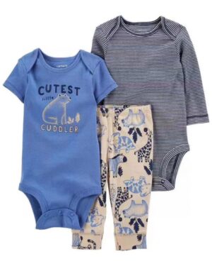 y331 - Carter's 3pcs Baby Set - 图片 2