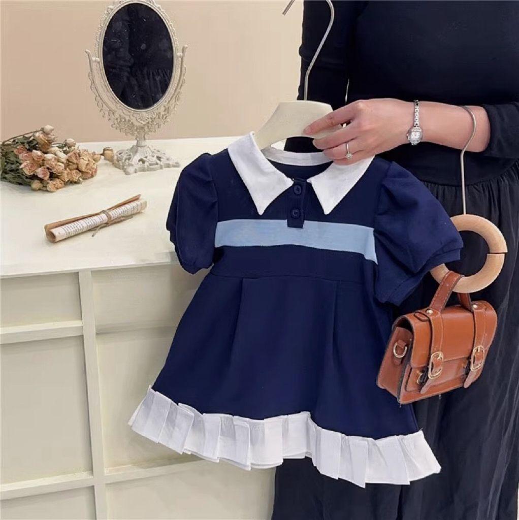 y344 - Polo Shirt Lapel Princess Dress - Image 1