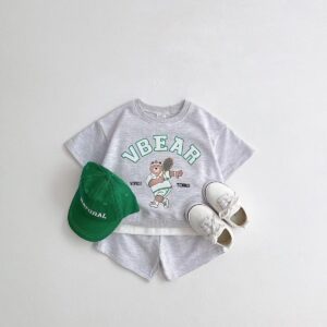 y347 - Sporty Tennis Bear Set - 图片 3