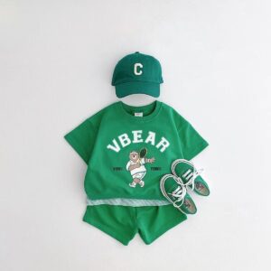 y347 - Sporty Tennis Bear Set - 图片 4