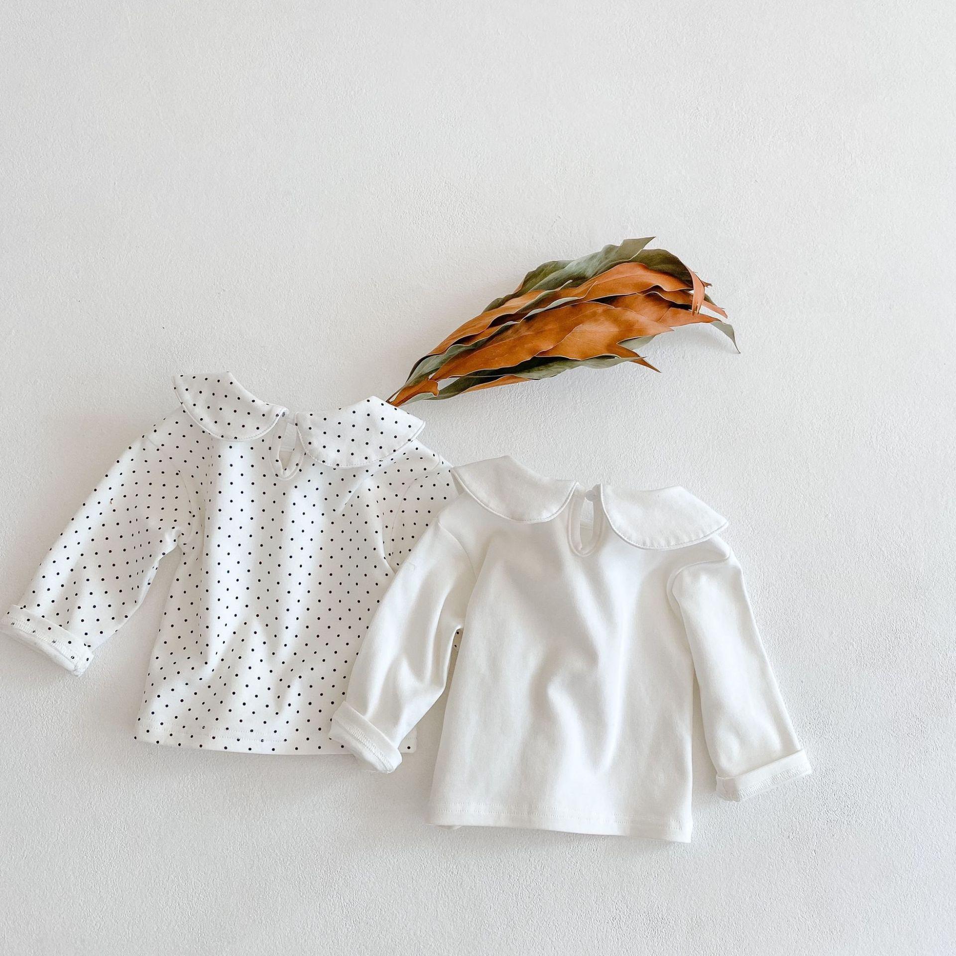 y381 - Doll Collar Long Sleeve Bottoming Shirt Top - Image 2