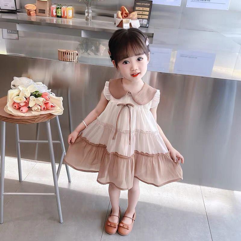 Flutter Sleeve Suspender Dress - y351 - Image 1