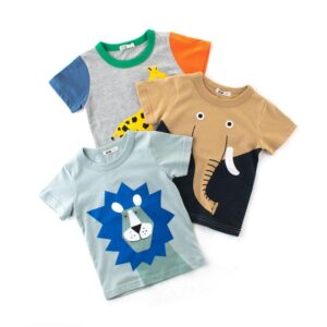 y384 - Cartoon Short Sleeve T-Shirt - 图片 6