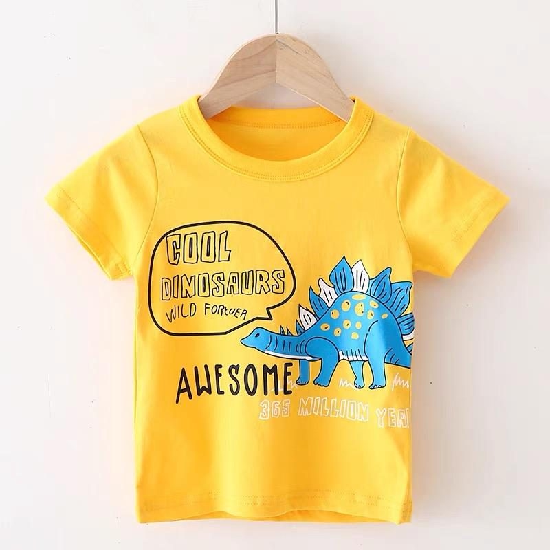 y385 - Dinosaur Short Sleeve T-Shirt - 图片 5