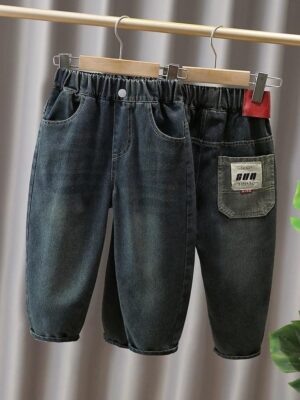 Casual Loose-Fit Vintage Jeans - y359 - 图片 1