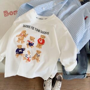 Cute Bear Long Sleeves - y364 - 图片 2