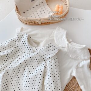 y381 - Doll Collar Long Sleeve Bottoming Shirt Top - 图片 3