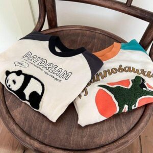 Cartoon Bottoming Long Sleeve Shirt - y363 - 图片 5